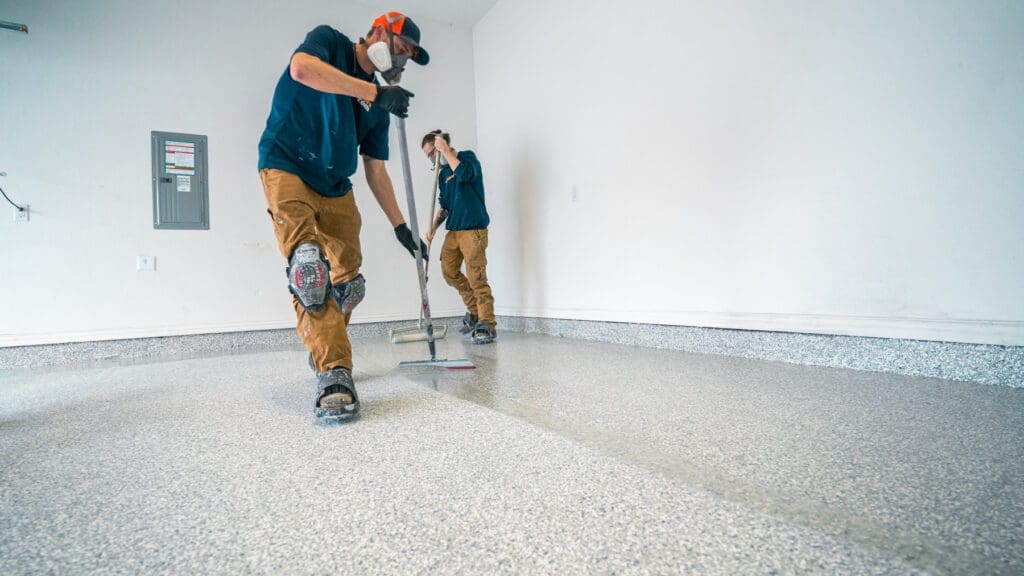 how to apply epoxy coat