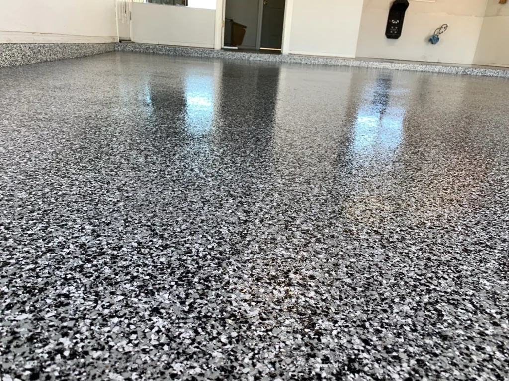 garage floor epoxy flake coating