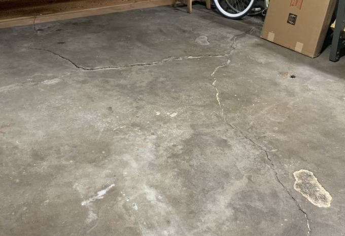 concrete crack repair is part of coating process 