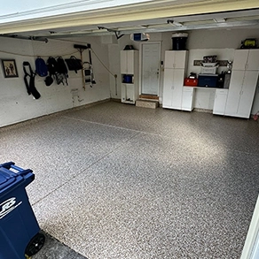 garage coating project in Mundelein