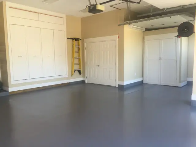 solid color epoxy for garage floor